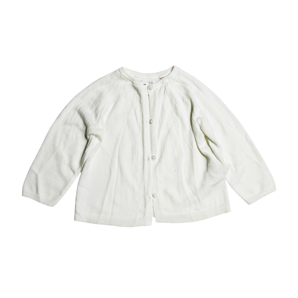 Zara Kids Cream Button-Up Cardigan